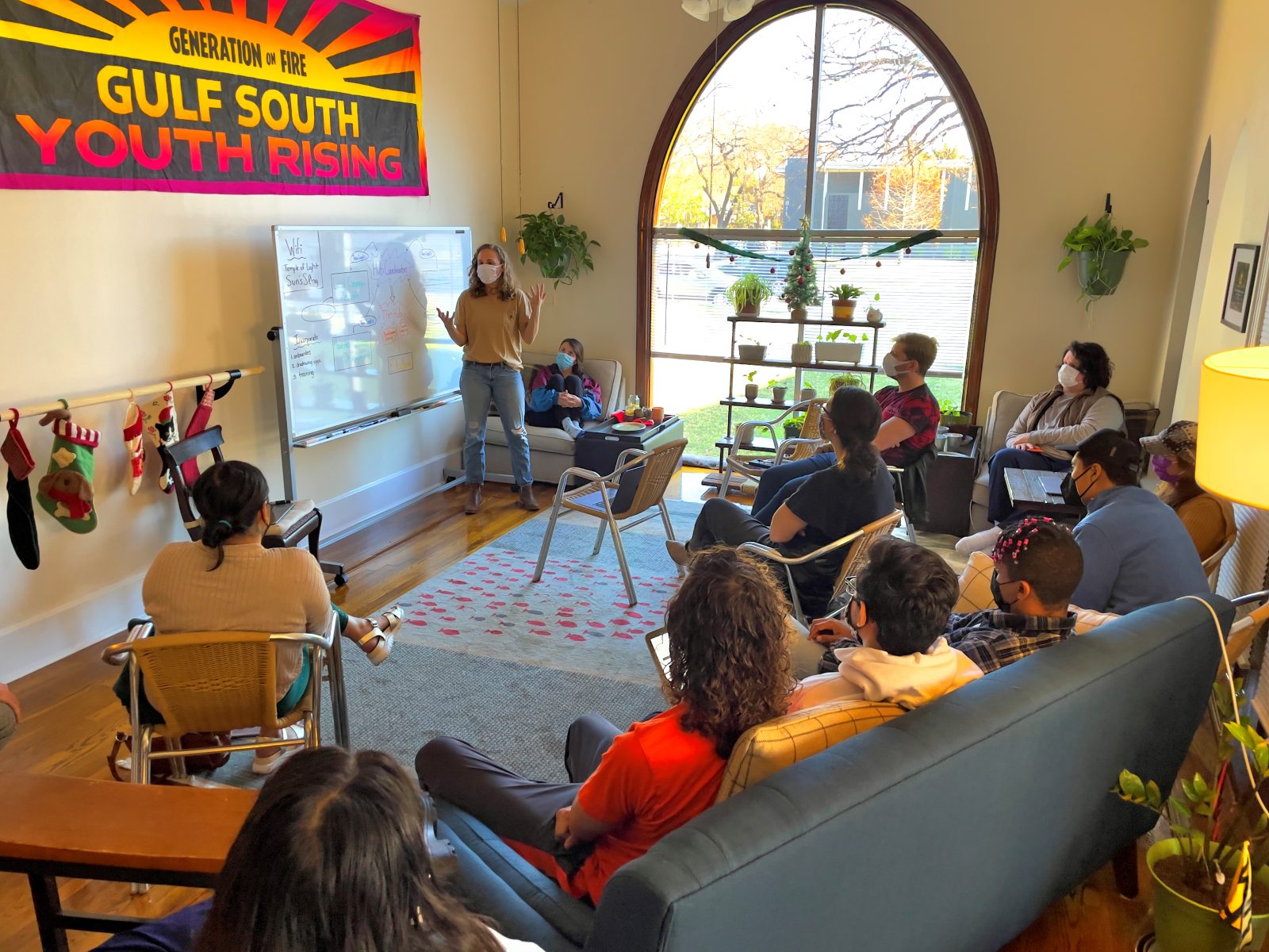 A training session at the Movement House