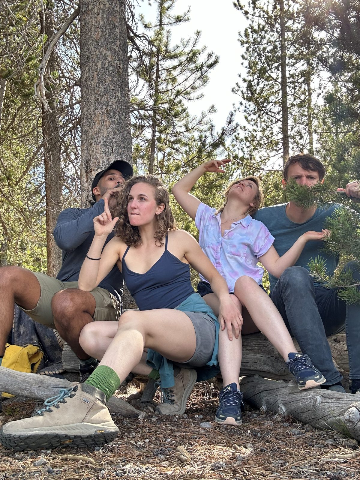 Hope with friends at Yellowstone